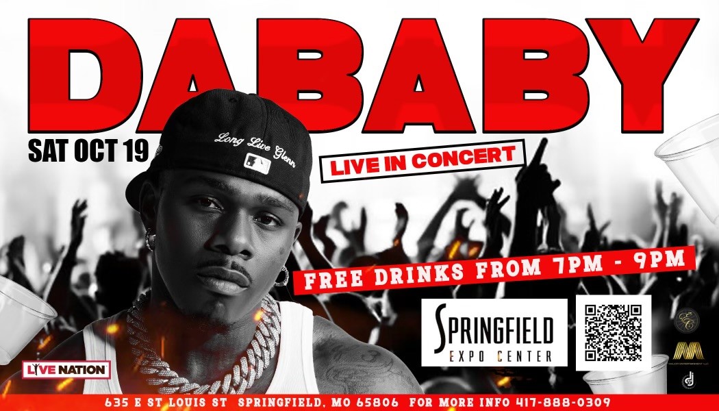 Major Entertainment And Eye Candy Presents DABABY Springfield Expo Major Entertainment And Eye Candy Presents DABABY Springfield Expo
